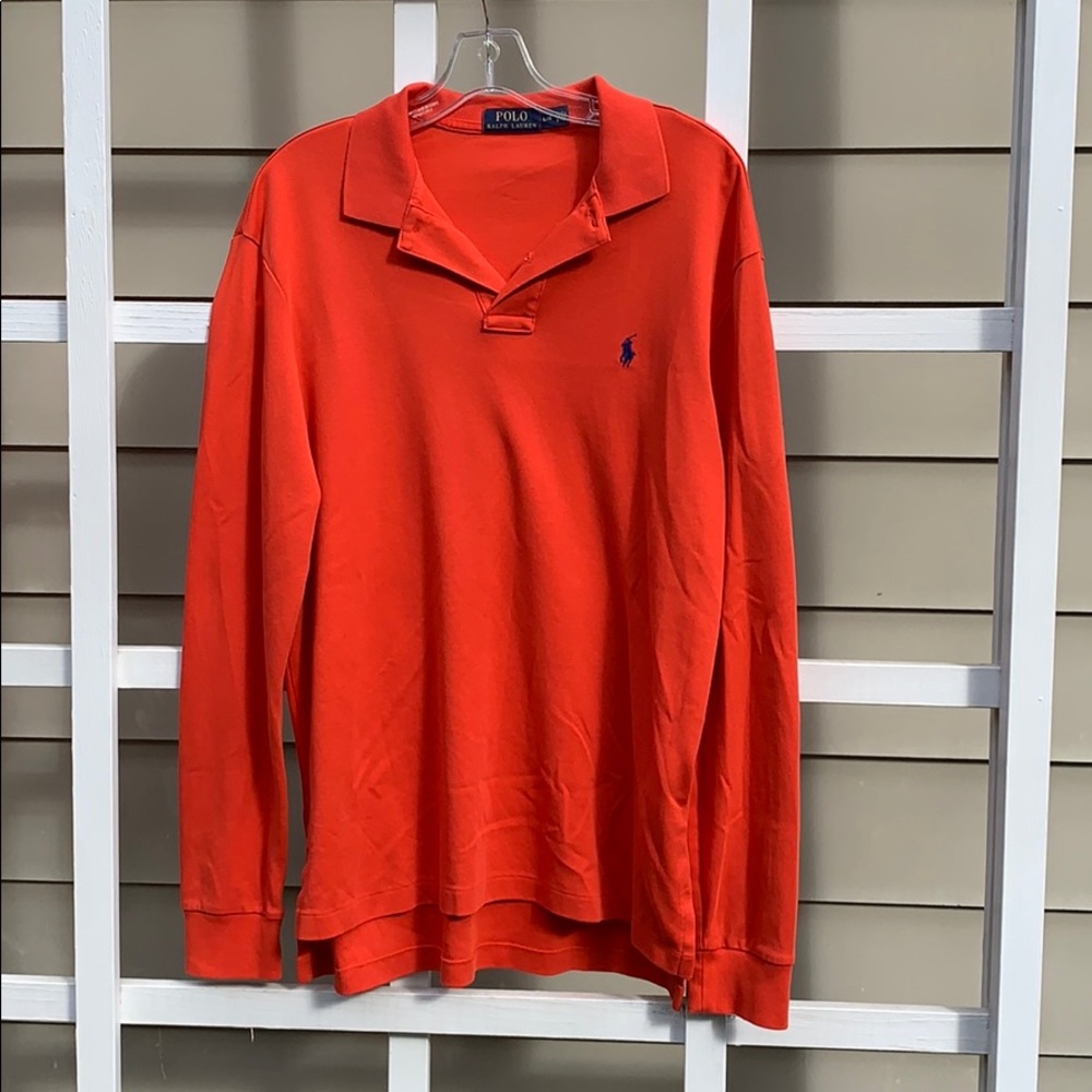 Long sleeved Polo shirt - large